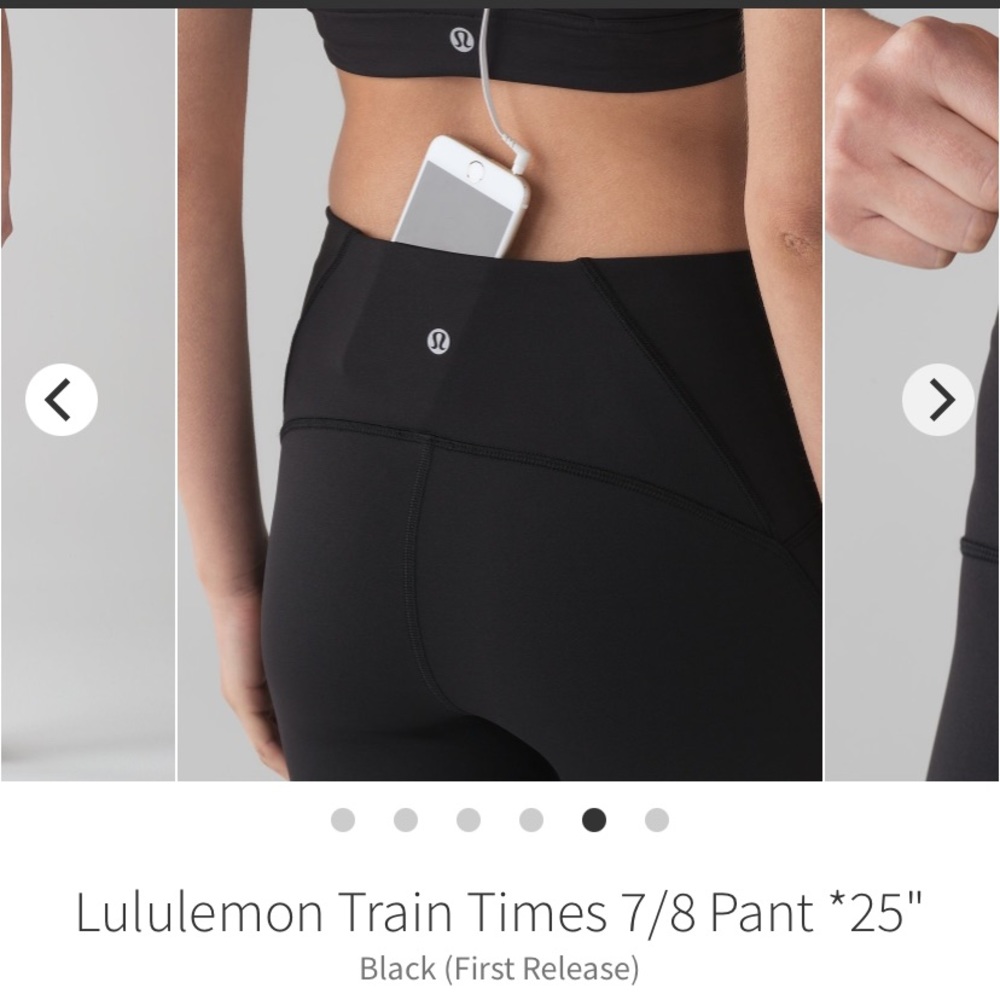 Lululemon Leggings Train Time 25”